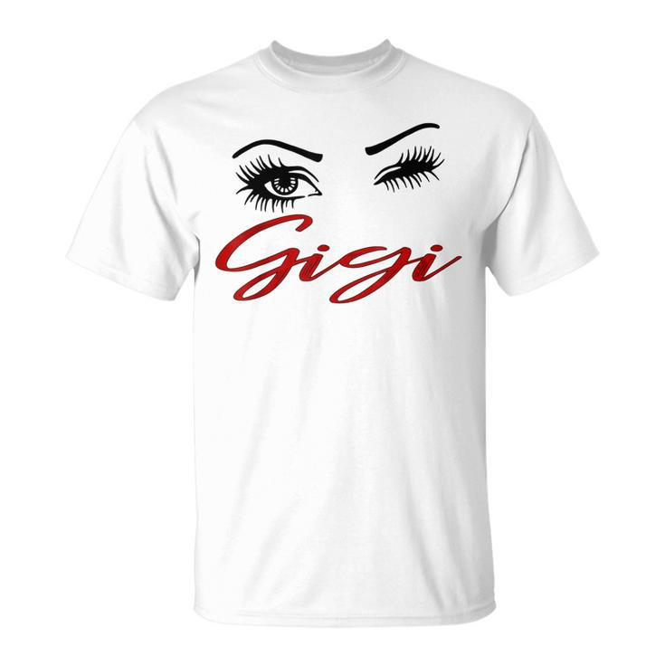 Eyes Gigi Grandma Eye Wink Mom Woman Unisex T-Shirt