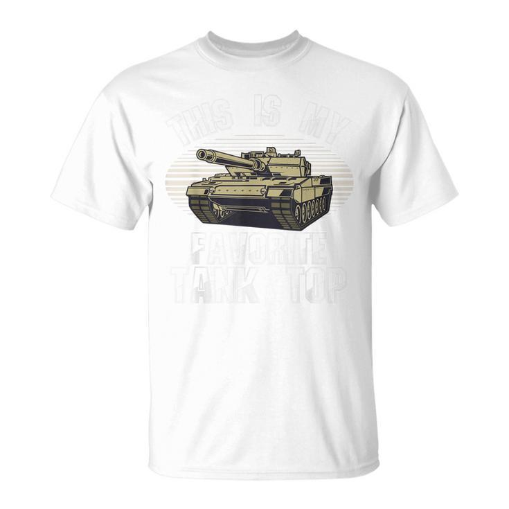 This Is My Favorite Military Soldiers Army T-Shirt
