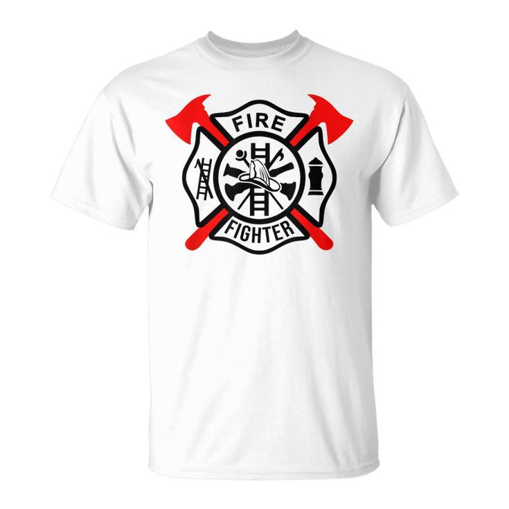 Fire Fighter Appreciation Thanksgiving Proud Fire-Man Outfit T-Shirt