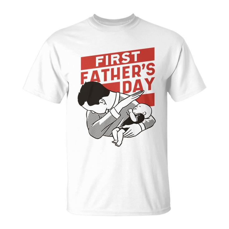 First Fathers Day Dab Unisex T-Shirt