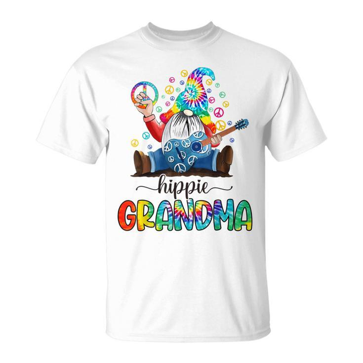 Funny Hippie Grandma Gnome Mothers Day Tie Dye Unisex T-Shirt