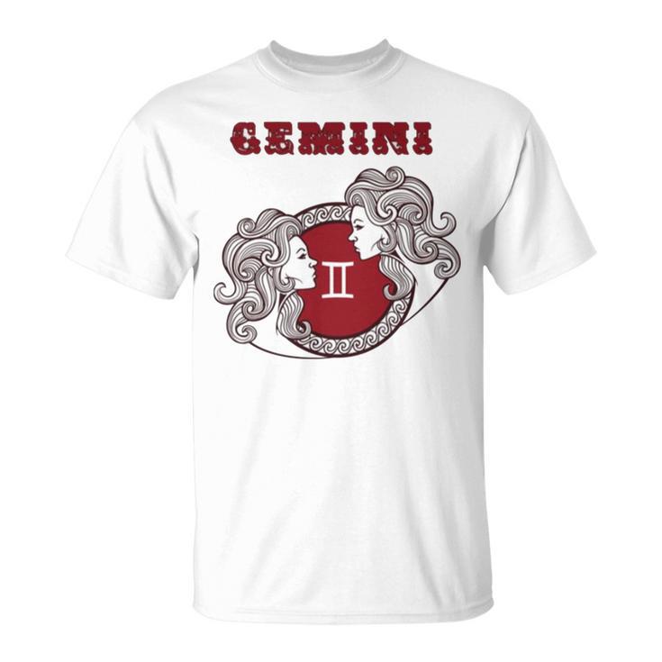 Gemini May 21St To June 20Th Zodiac Sign Long Sleeve T Shirt Mazezy