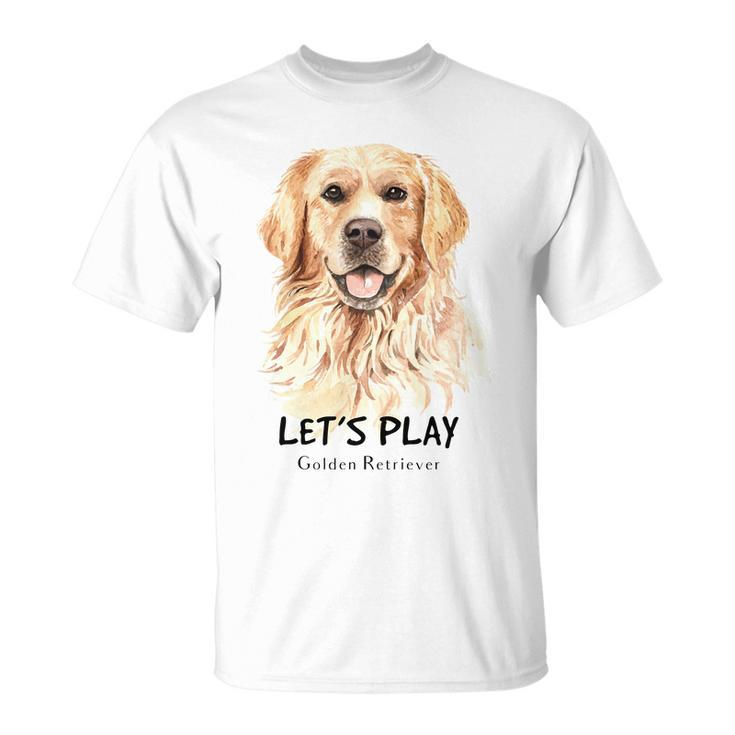Golden Retriever Dog V2 Unisex T-Shirt