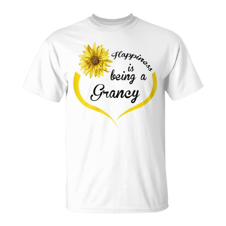 Grancy Gift Happiness Is Being A Grancy Gift For Womens Unisex T-Shirt