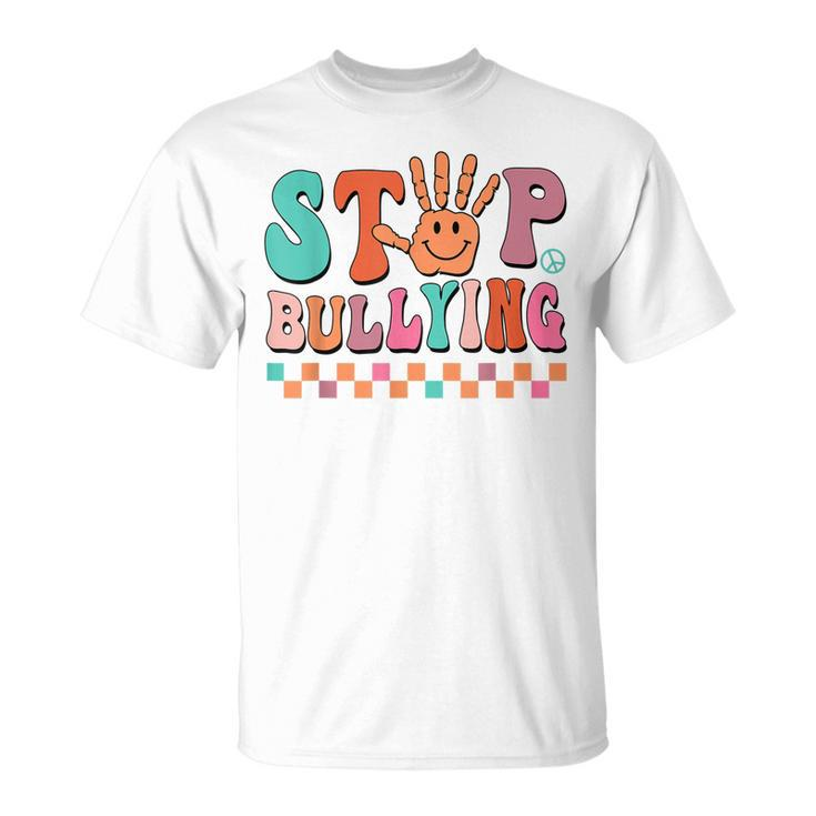 Groovy Unity Day Orange Kid Stop Bullying Be Kind Hippie T-shirt