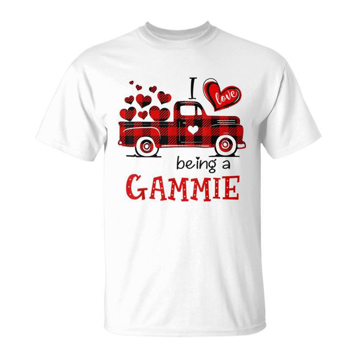 I Love Being A Gammie Truck Xmas Christmas Gift For G Unisex T-Shirt