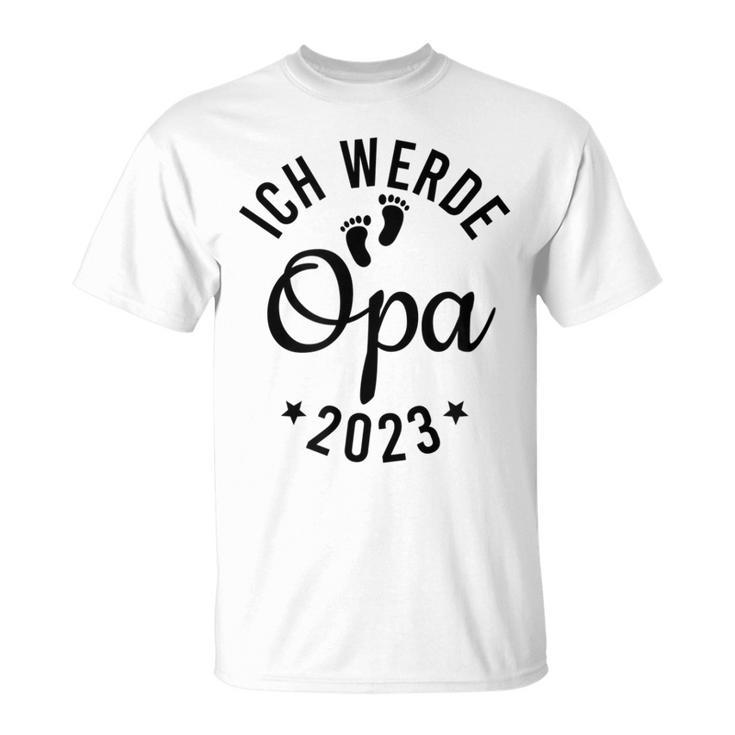 Ich werde Opa 2023 Herren T-Shirt, Humorvoll für werdende Großväter