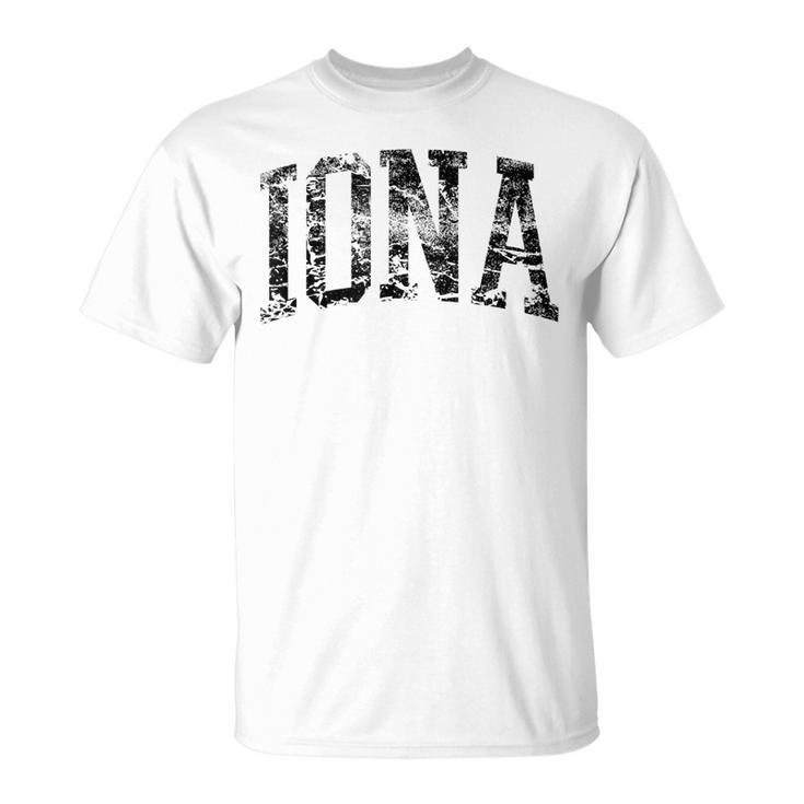 Iona Athletic Arch College University Alumni T-Shirt