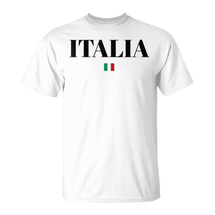 Italia Flag Italy | Men Woman Kids | White Italian  Unisex T-Shirt