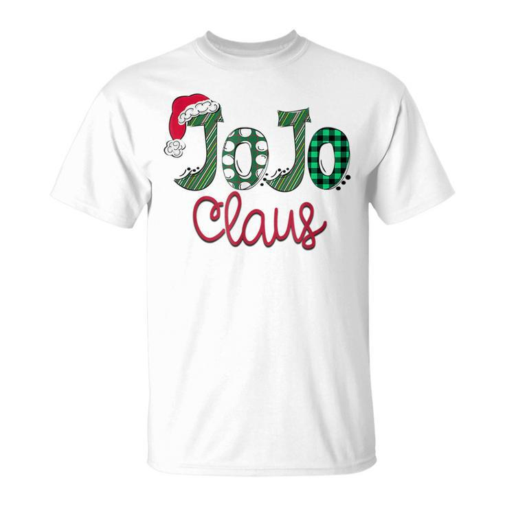 Jojo Claus Christmas Santa Claus Hat Grandma Unisex T-Shirt