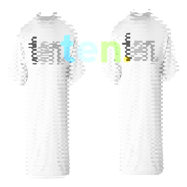 Kids 10Th Birthday  Boy 10 Year Old Ten | Party Ideas Age 10  Unisex T-Shirt