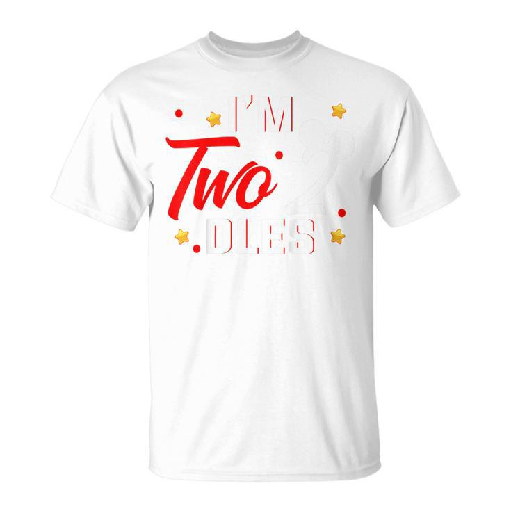Kids Im Twodles 2Nd Birthday Party 2Nd Birthday  Unisex T-Shirt