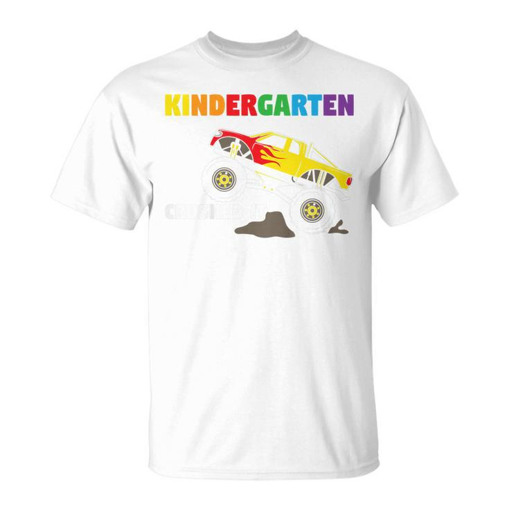 Kids Kindergarten Graduation Kindergarten Crushed It  Unisex T-Shirt