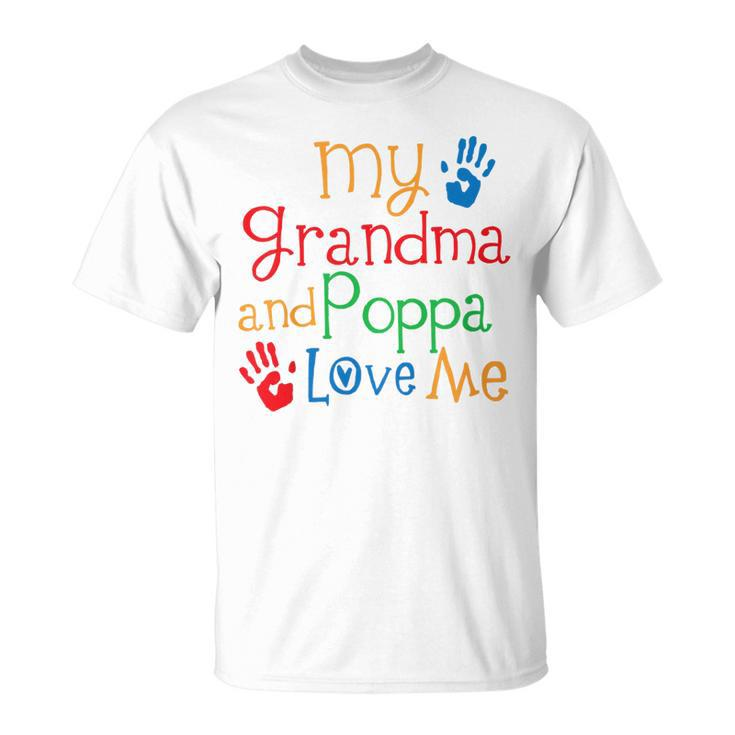 Kids My Grandma And Poppa Love Me Unisex T-Shirt