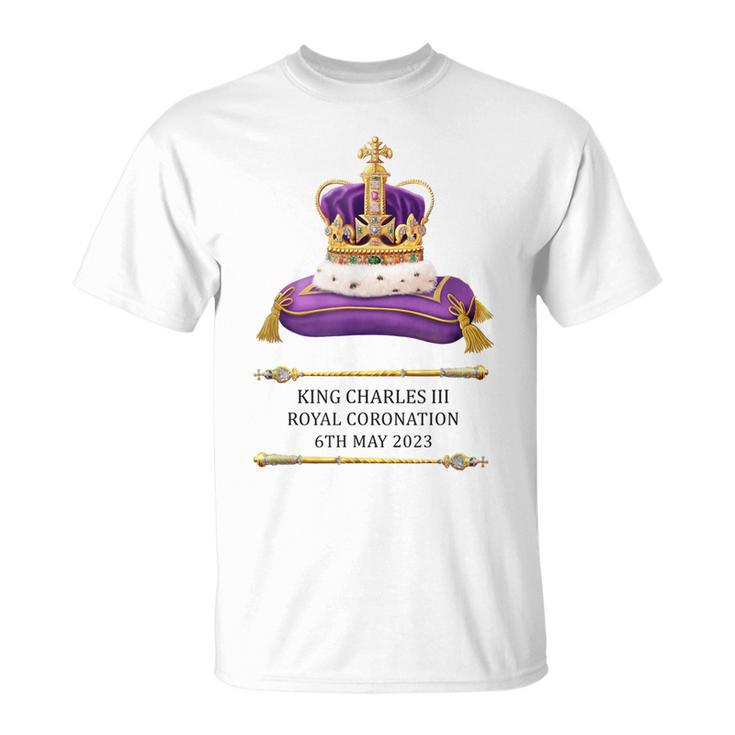 King Charles Iii Coronation 2023 British Souvenir  Unisex T-Shirt