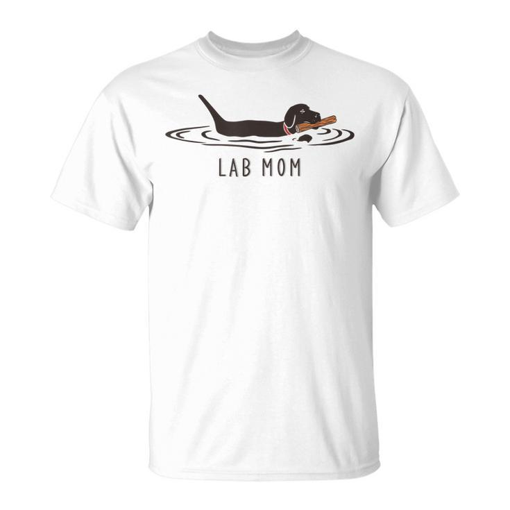 Lab Mom Labrador Retriever Dog Owner Gift For Womens Unisex T-Shirt