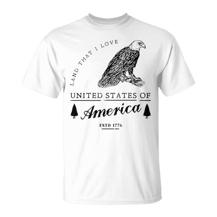 Land That I Love United States Of America Est  Unisex T-Shirt