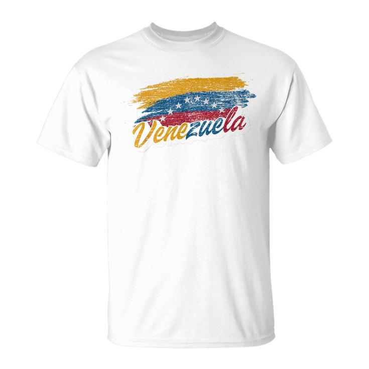 Latin American Gift Venezuela Flag Caracas Pride Venezuela  Unisex T-Shirt