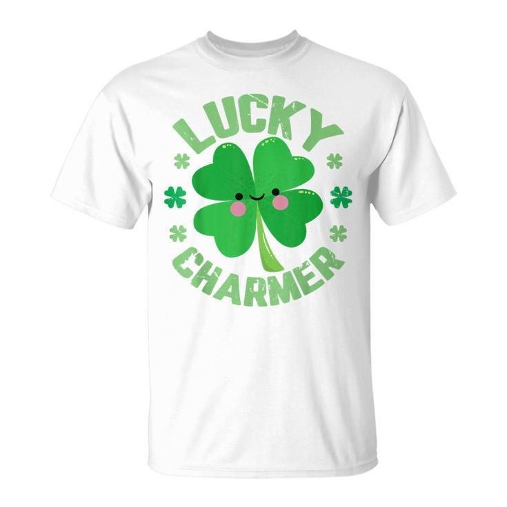 Lucky Charmer  Boys Kids Girl Funny St Patricks Day  Unisex T-Shirt