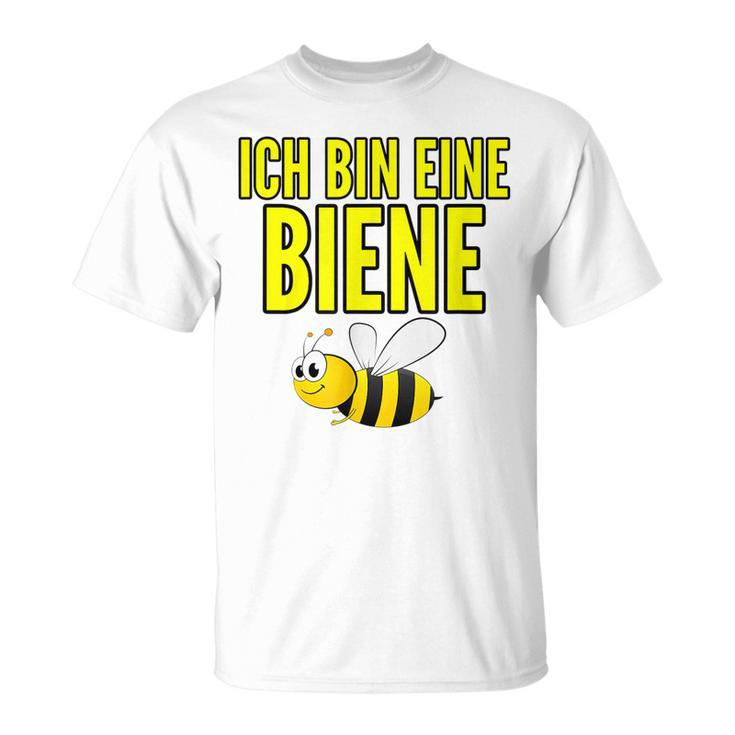 Lustiges Bienen-Motiv T-Shirt Ich bin eine Biene in Weiß für Imker