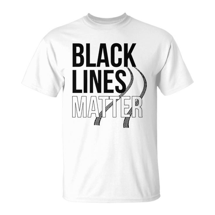 Making Black Lines Matter Car Guy V2 T-shirt