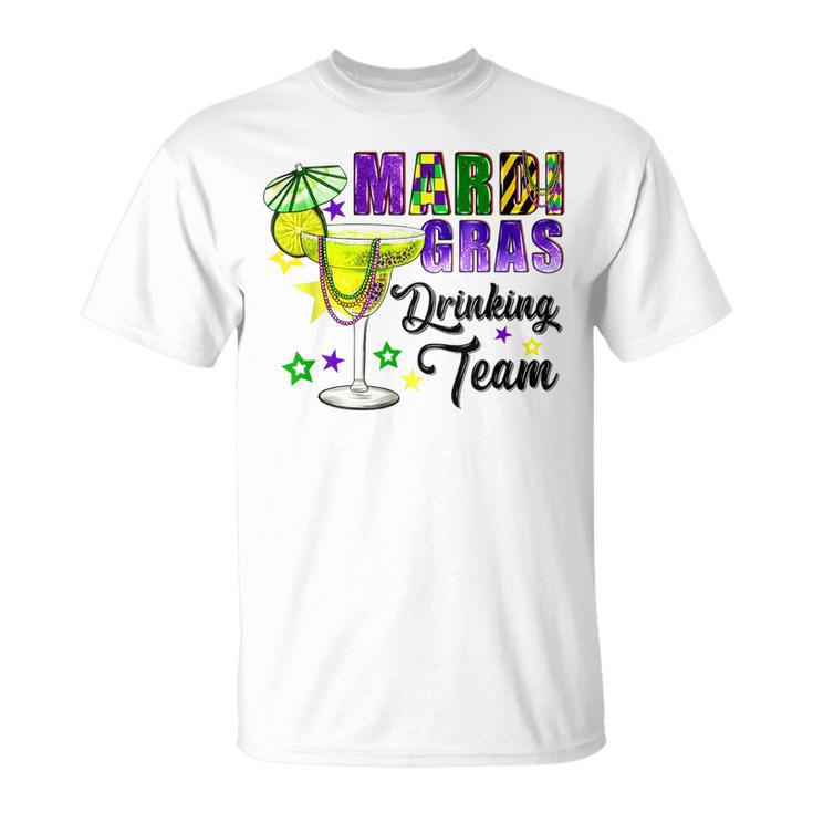Mardi Gras Drinking Team Drinking Lovers Party V3 T-Shirt