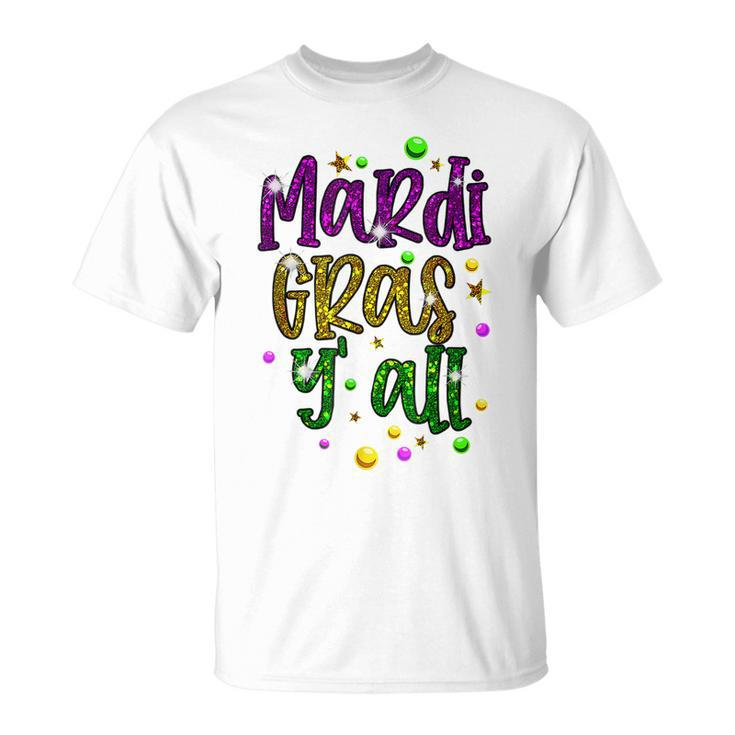 Mardi Gras Yall Vinatage New Orleans Party T-Shirt