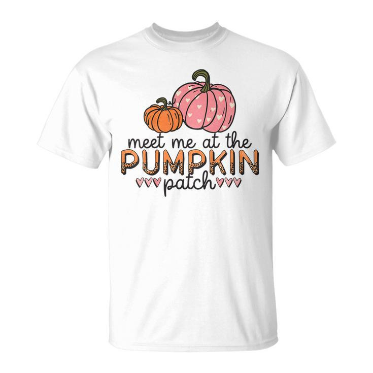 Meet Me At The Pumpkin Patch Toddler Girls Fall T-shirt