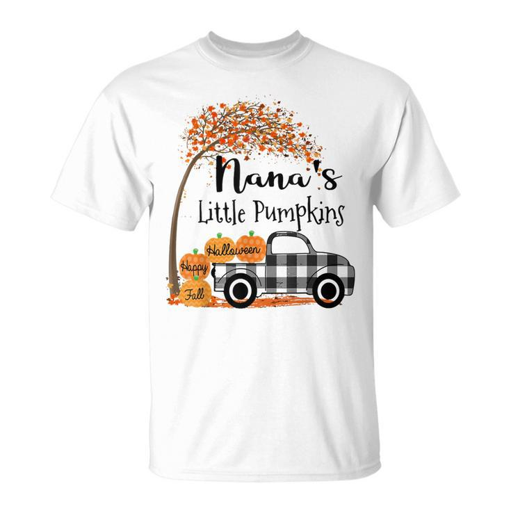 Nana Little Pumpkins Fall Pumpkin Lovers Thanksgiving T-shirt