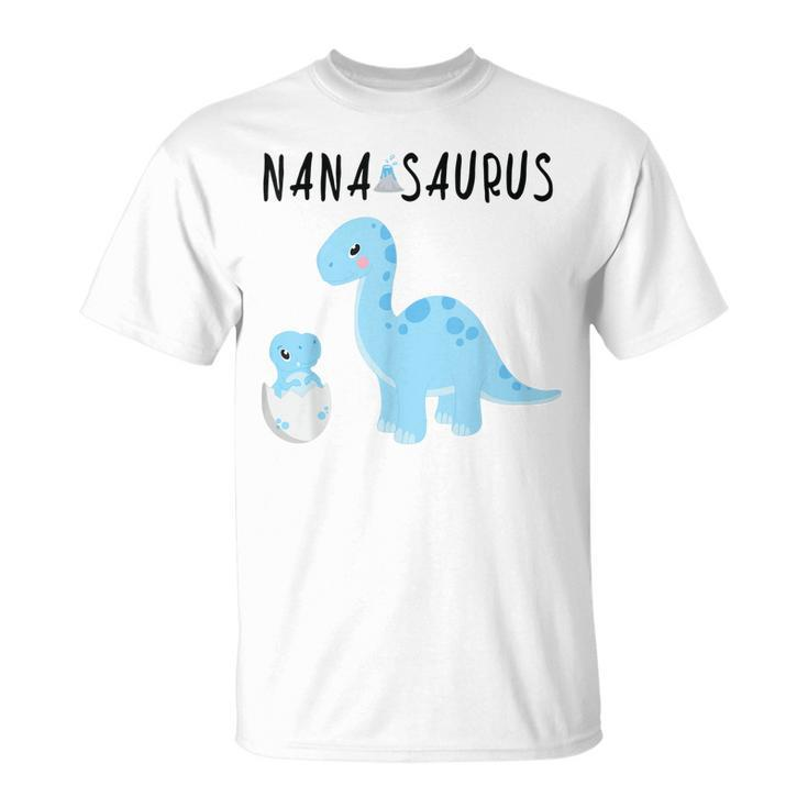 Nanasaurus  For Grandma Matching Dinosaur Gift Gift For Women Unisex T-Shirt