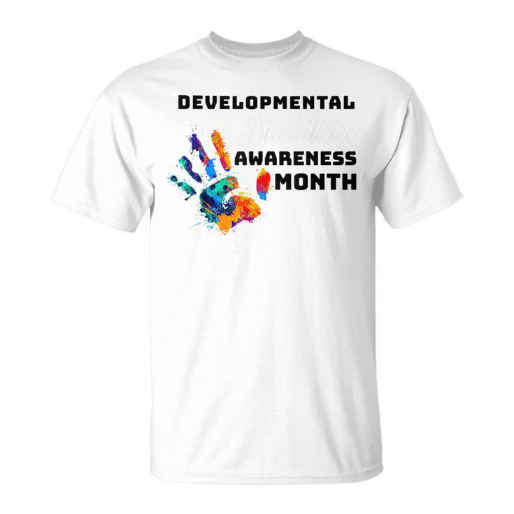 National Developmental Disabilities Awareness Month 2023  Unisex T-Shirt
