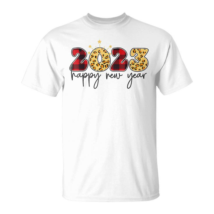 New Years Eve Party Supplies Nye 2023 Happy New Year Retro T-shirt