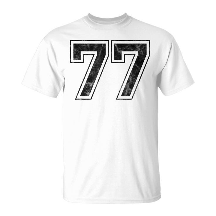 Number 77 T-shirt