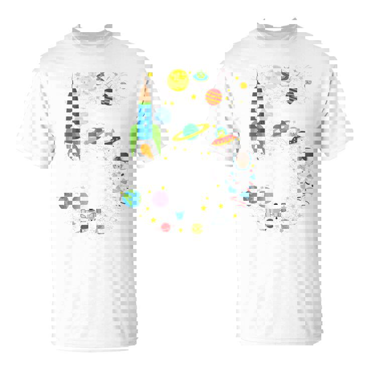 Outer Space Fifth Birthday Astronaut Number Five T-Shirt Outer Space Fifth Birthday Astronaut Number Five T-Shirt