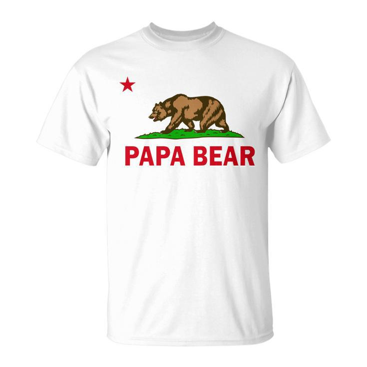 Papa Bear California Republic Unisex T-Shirt