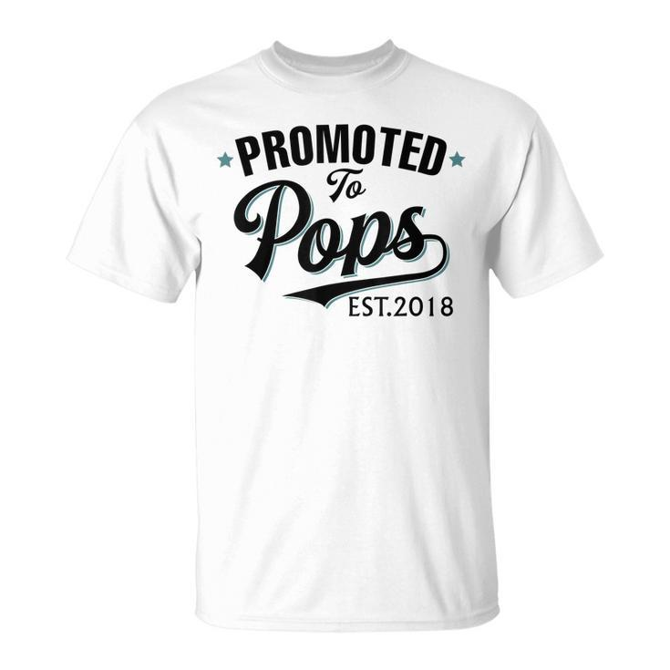 Promoted To Pops Est 2018 New Grandpa Unisex T-Shirt