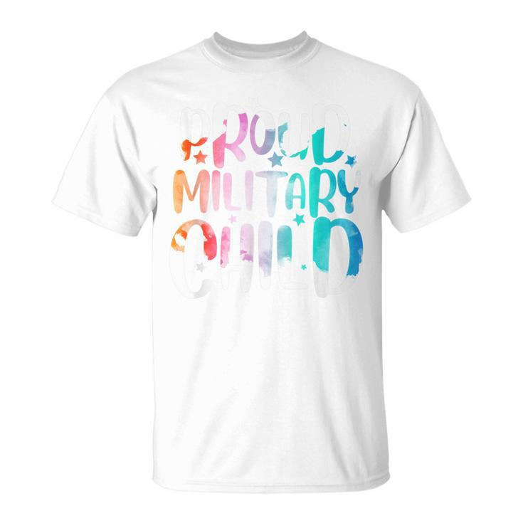 Purple Proud Military Child Military Children Month  Unisex T-Shirt