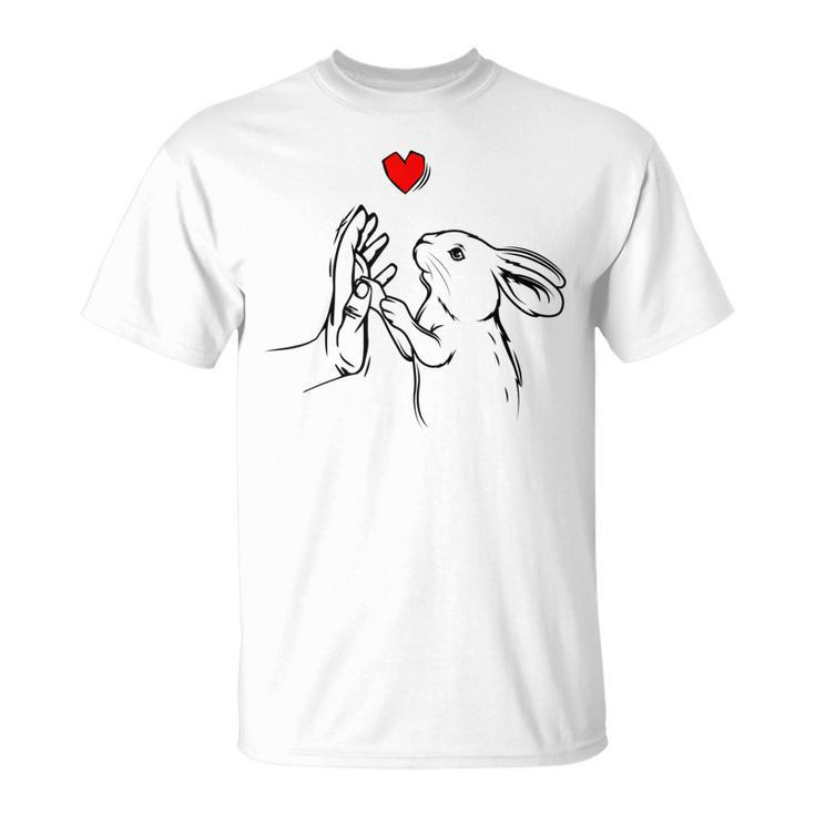 Rabbit Love Bunny Funny Gift For Girls Womens Unisex T-Shirt
