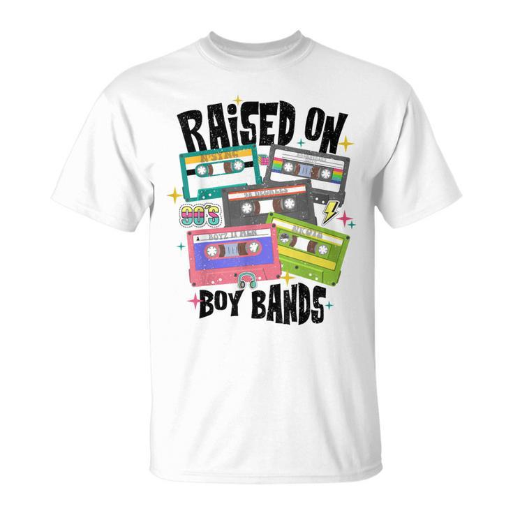 Raised On 90S Boy Bands Cassette Tape Retro  Unisex T-Shirt