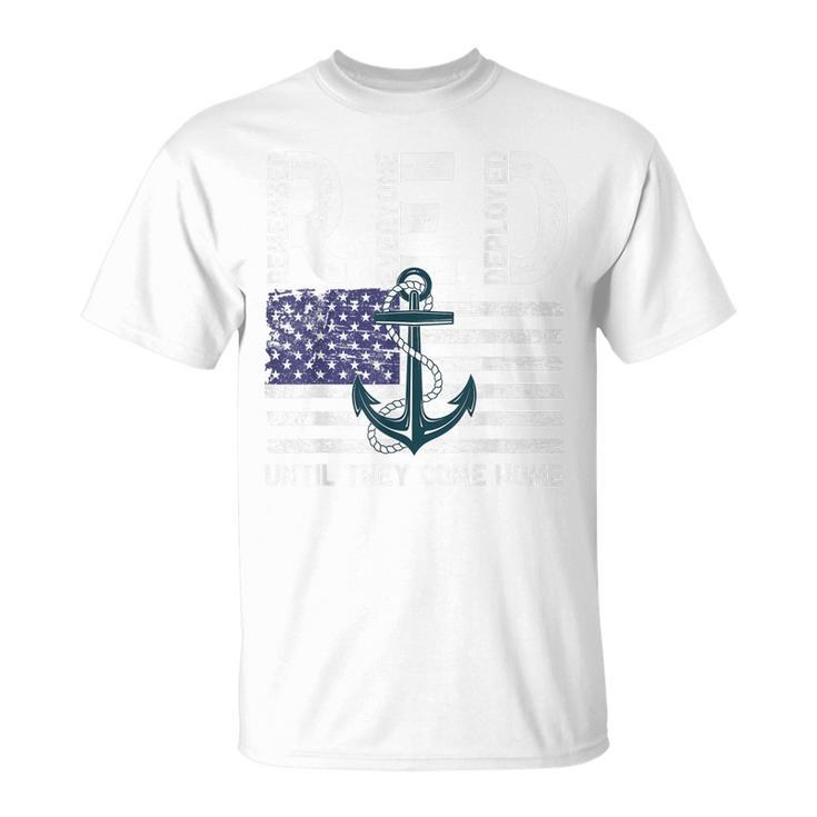 Remember Everyone Deployed Until They Come Home Navy Unisex T-Shirt