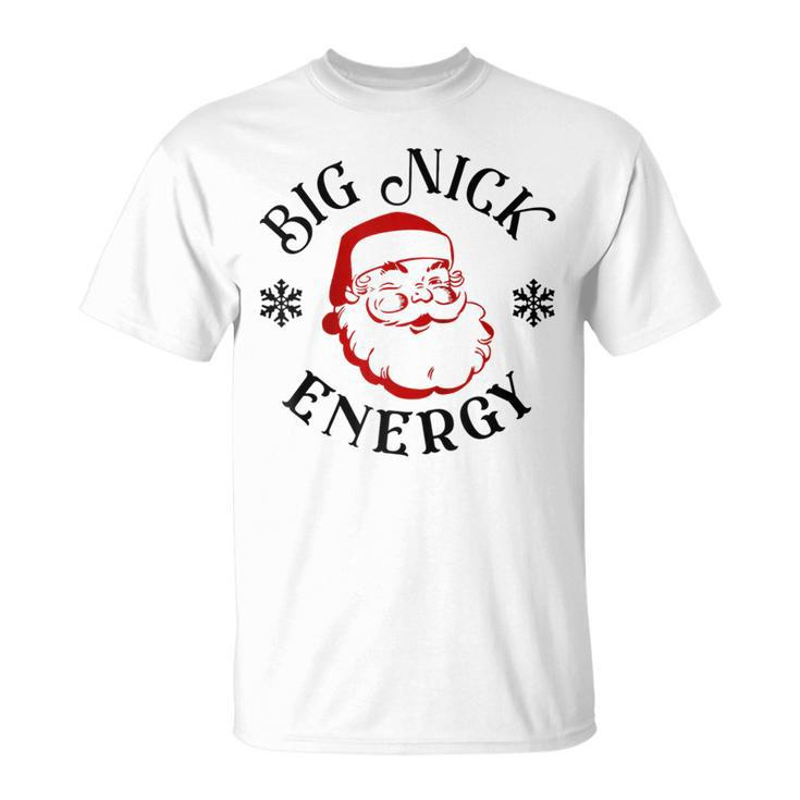 Retro Groovy Big Nick Santa Energy Christmas Raglan T-shirt