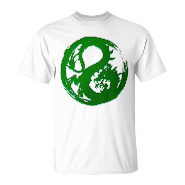Samurai Legend Dragon Mon Green Unisex T-Shirt