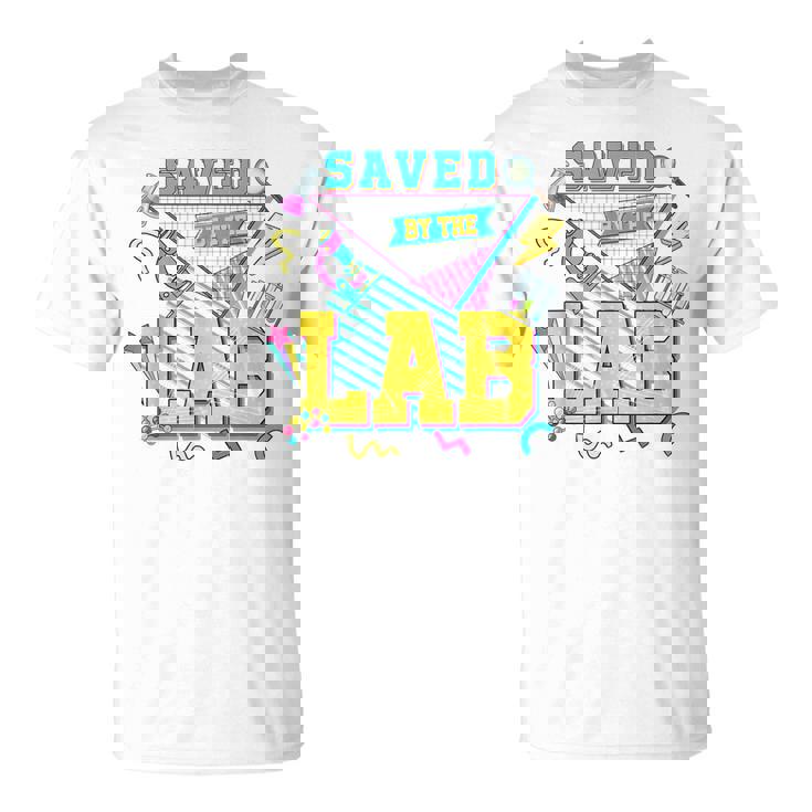 Saved By The Lab Retro Lab Week 2023 Medical Laboratory Tech  Unisex T-Shirt
