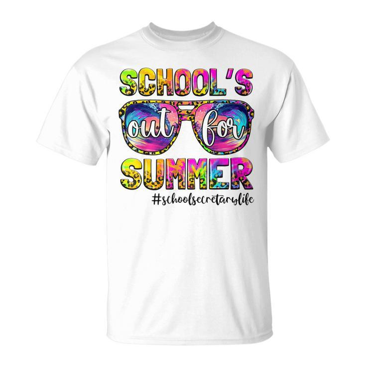 Schools Out For Summer Sunglasses School Secretary Life  Unisex T-Shirt