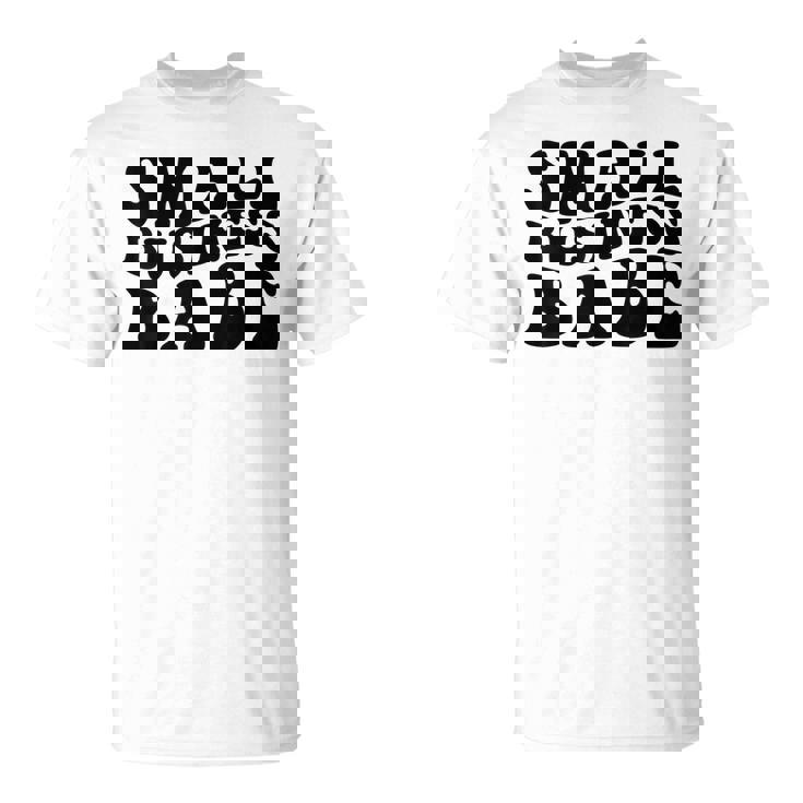 Small Business Babe Saying Retro T-shirt