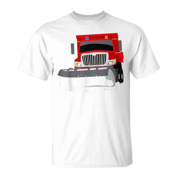 Snowplow Truck Snow Plough Digger Toddler T-shirt