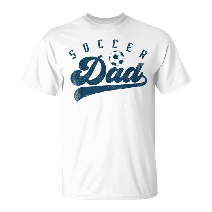 Mens Soccer Dad Daddy Fathers Day T-Shirt