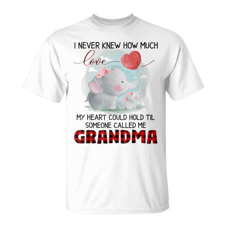 Someone Called Me Grandma Elephant Family Unisex T-Shirt