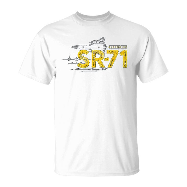 Sr71 Blackbird Air Force Military Jet T-shirt