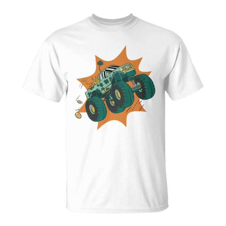 St Patricks Day Monster Truck V2 Unisex T-Shirt